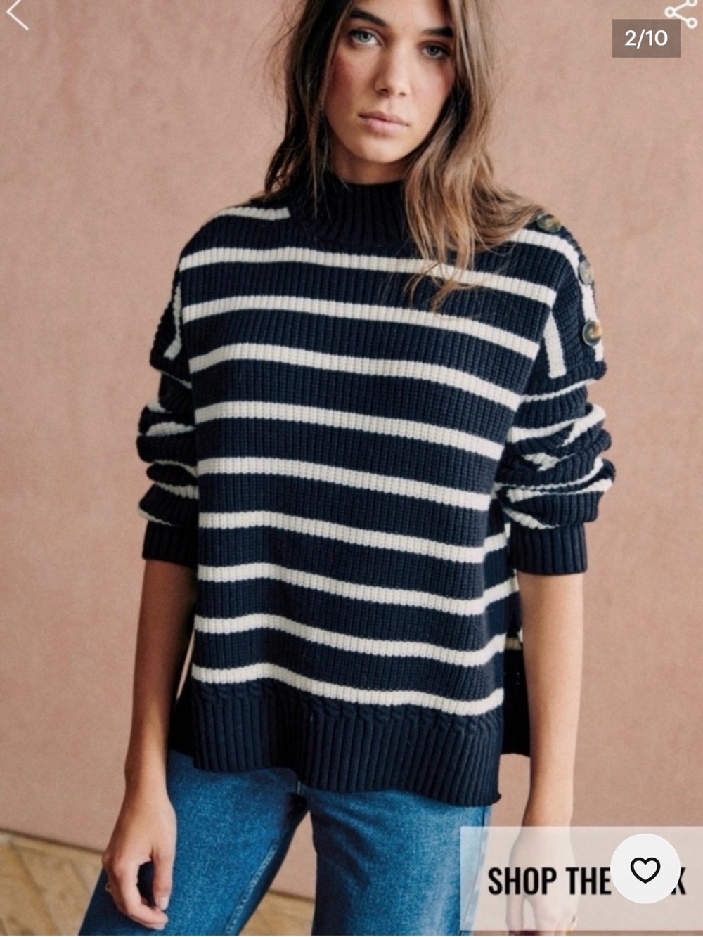 Sezane Adrian sweater size XL